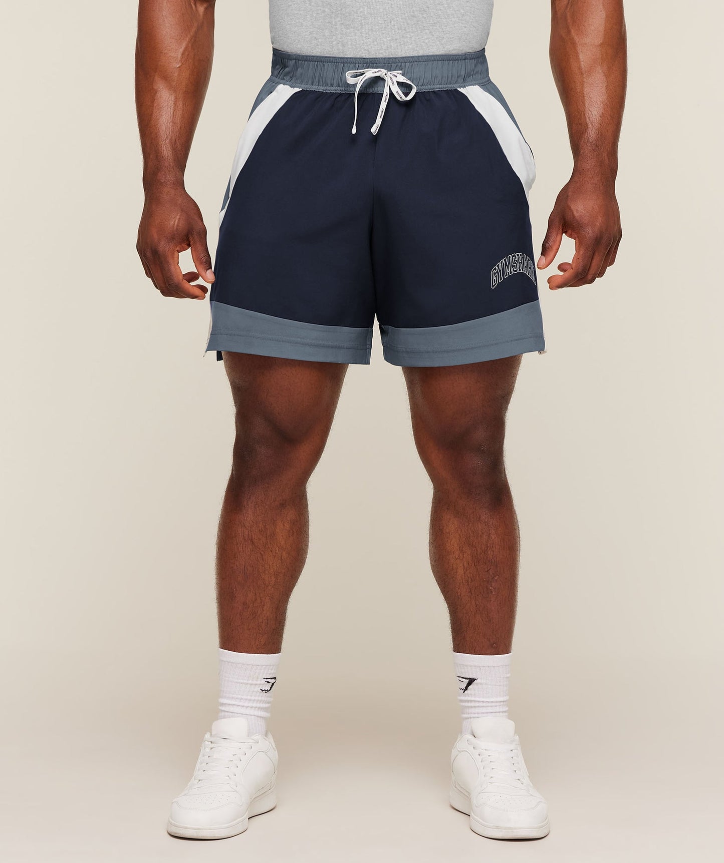 GS-0117 Collegiate Tech Shorts - Iron Blue