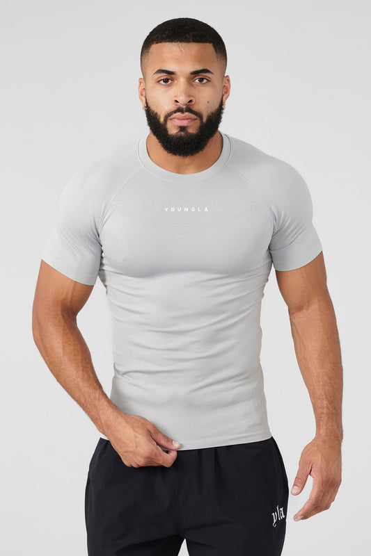 475 - SuperVillain Compression Tees - Grey