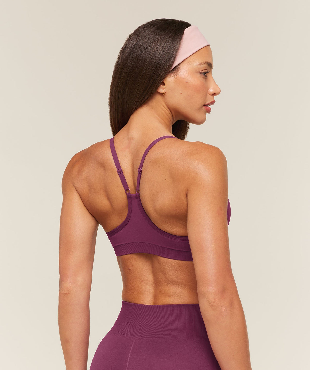 GSW-0046 Everyday Seamless Racerback Sports Bra - Strength Pink