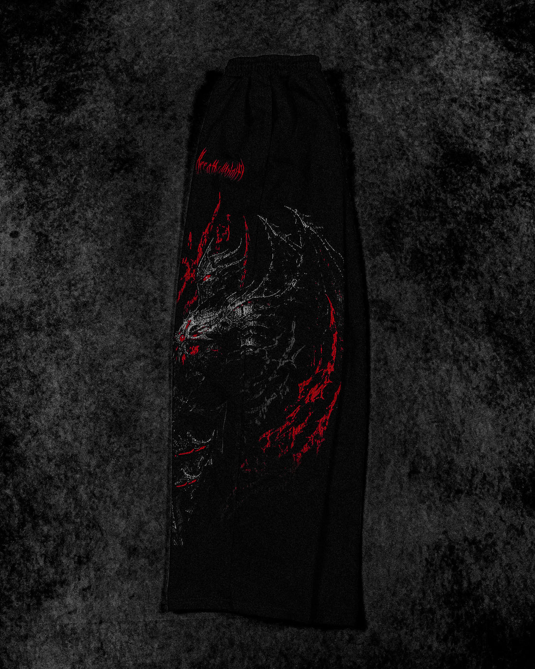 BD-0101 Fallen Knight Uncuffed Banana shape sweatpants [NIGHTMARE]