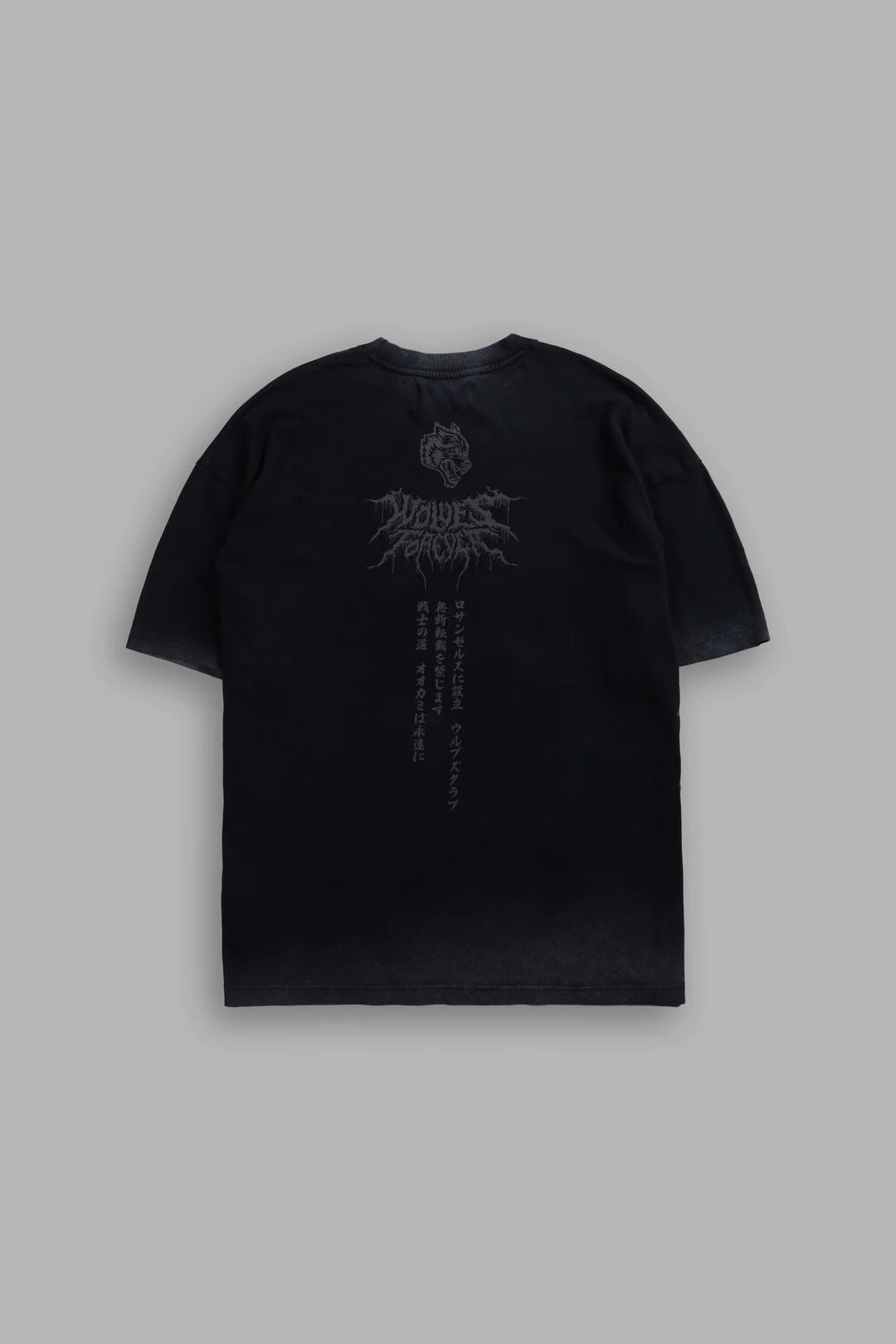 DS-0143 Blood Moon Premium Oversized Tee in Black