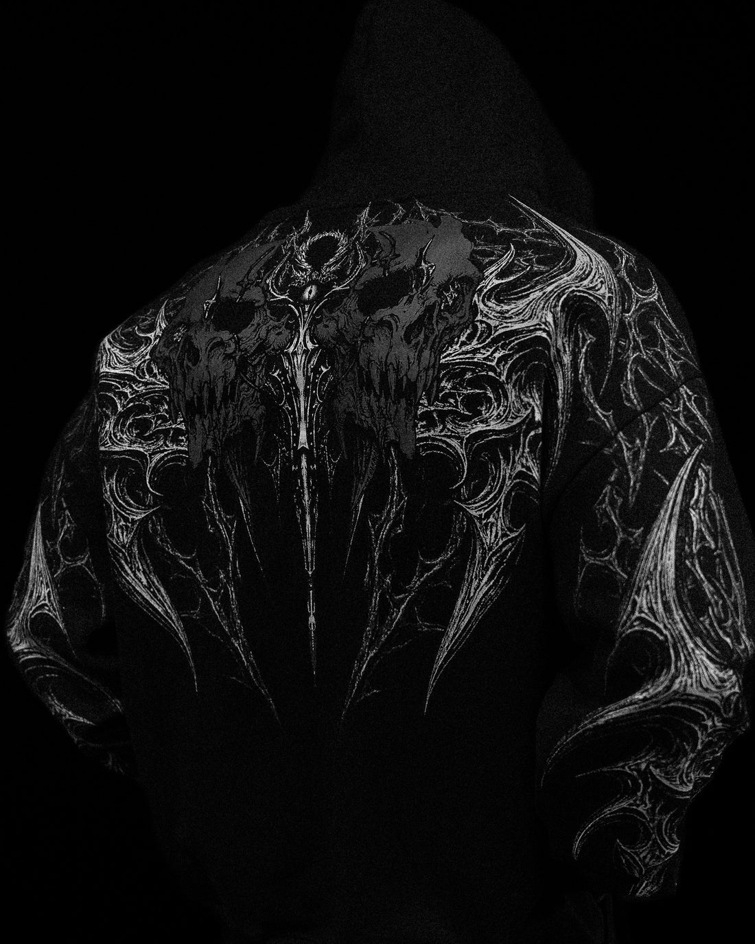 BD-0076 Eclipse Oversized Pullover Hoodie [MIDNIGHT]