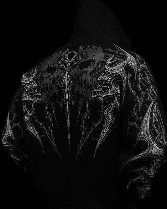 BD-0076 Eclipse Oversized Pullover Hoodie [MIDNIGHT]