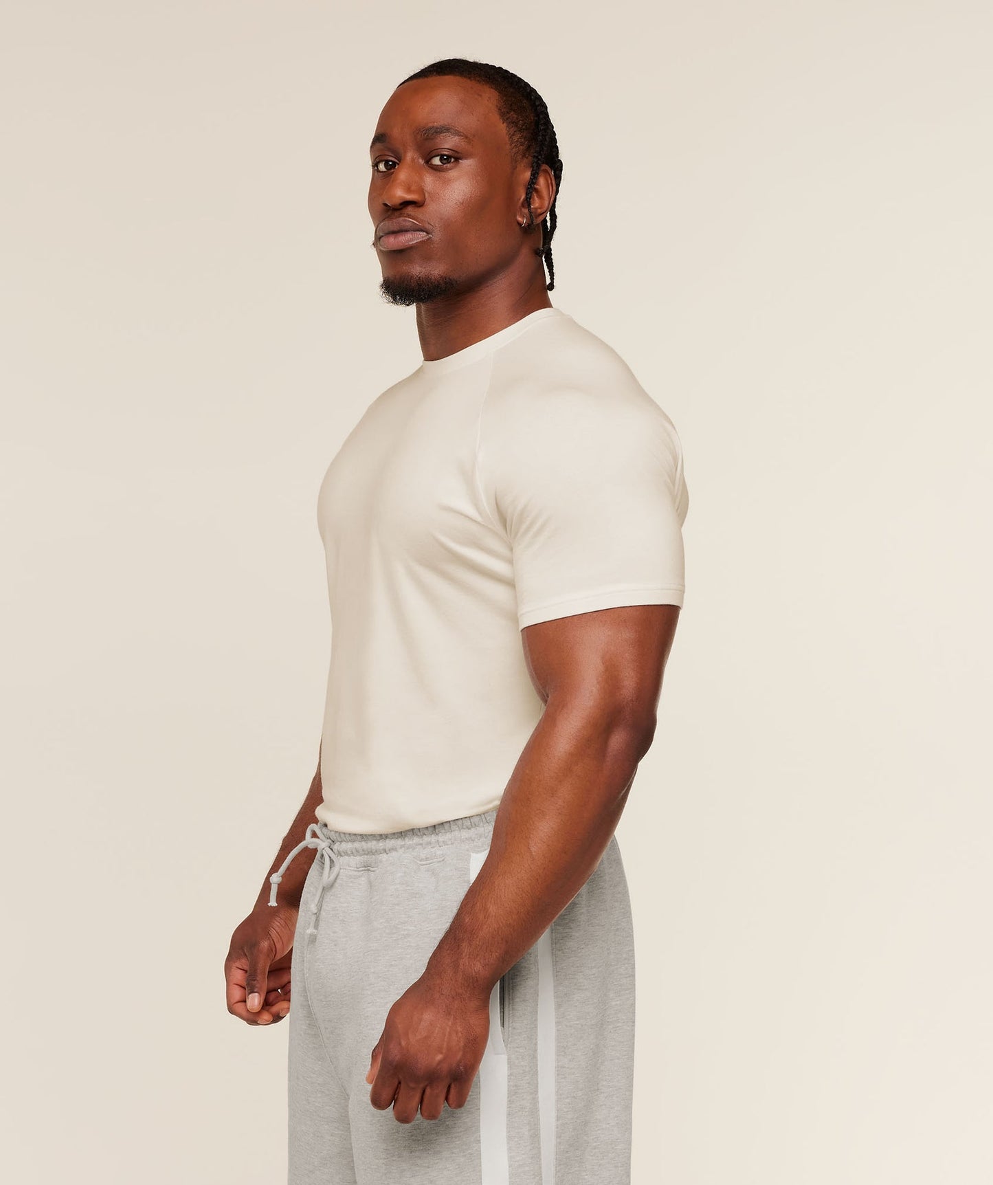 GS-0101 Gymshark x CBUM Essential T-Shirt - Soft White