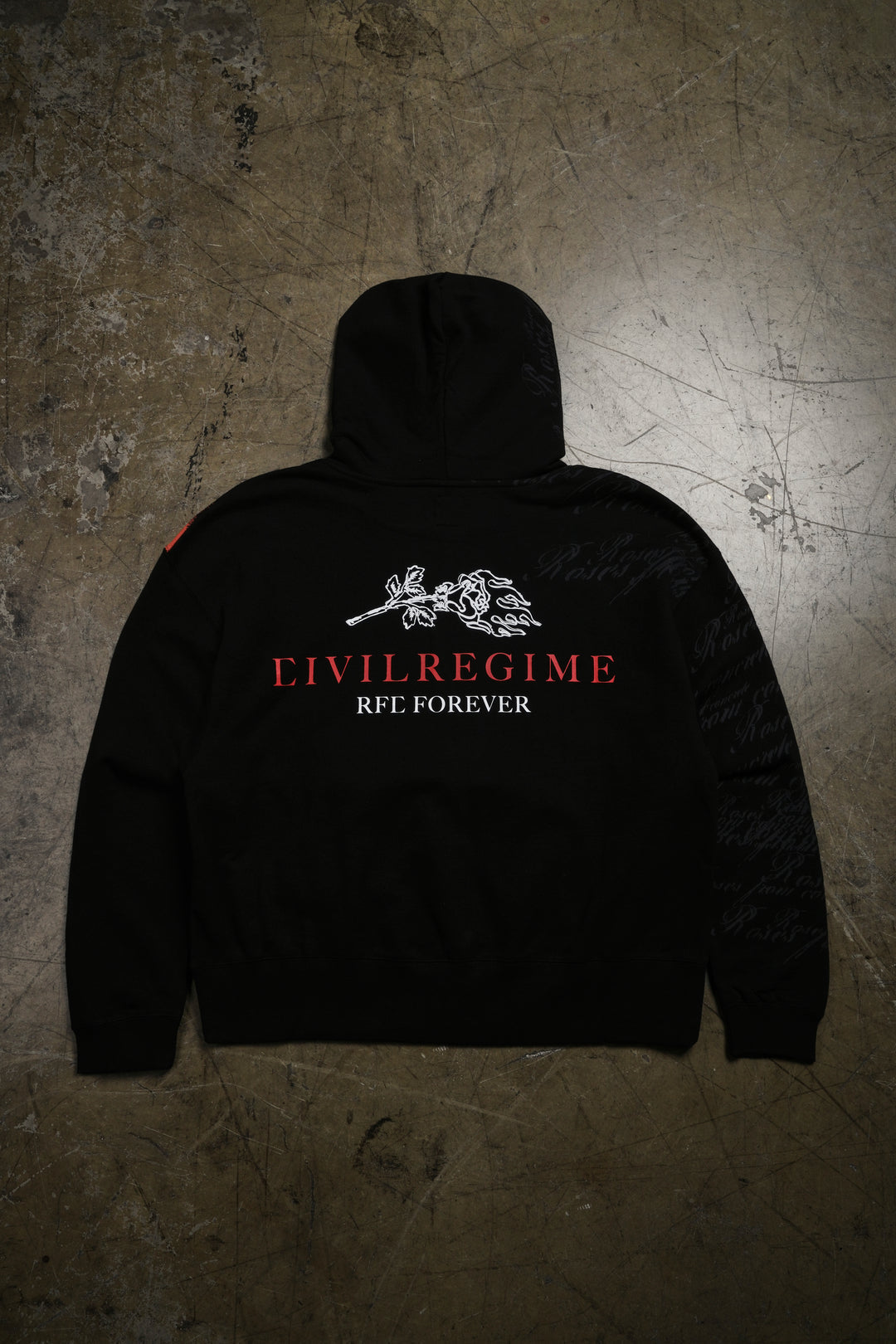 Fighters From Concrete Forever Hoodie in Black