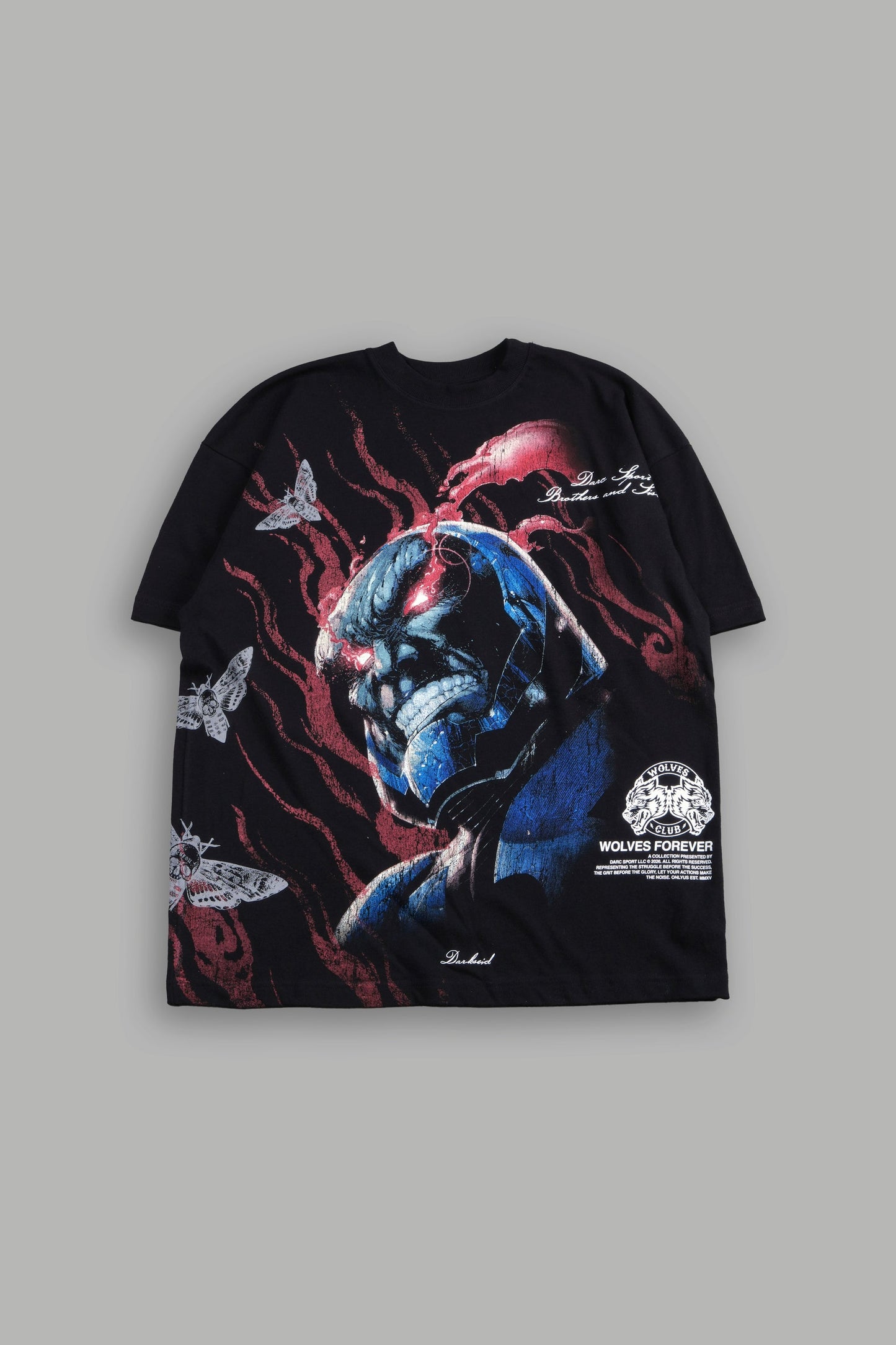 DS-0288 Darc Reid Side-By-Side Series Premium Oversized Tee in Black