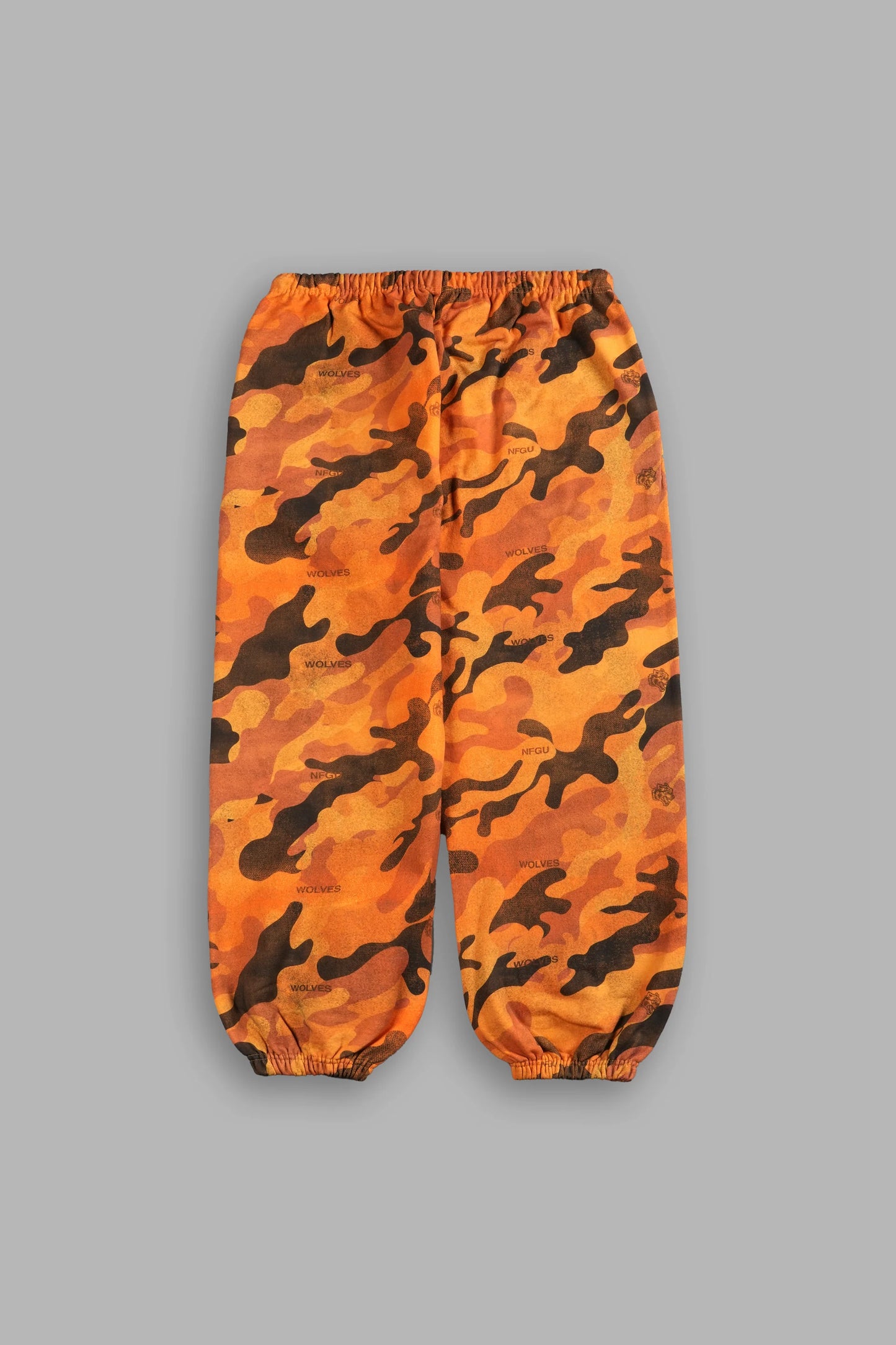 DS/VD-0084 Dual Wolf Unisex Lounger Sweat Pants in DSVD Orange Camo