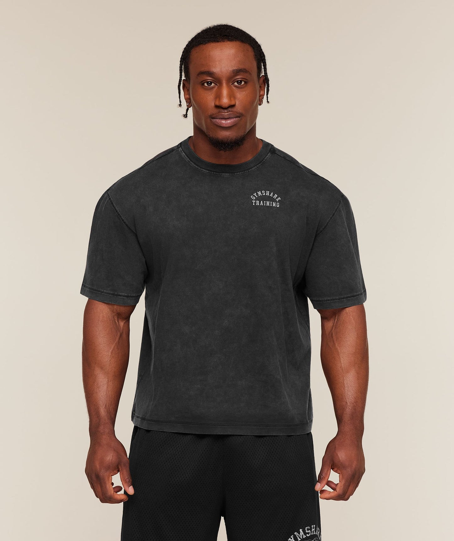 GS-0115 Retro Collegiate T-Shirt - Black