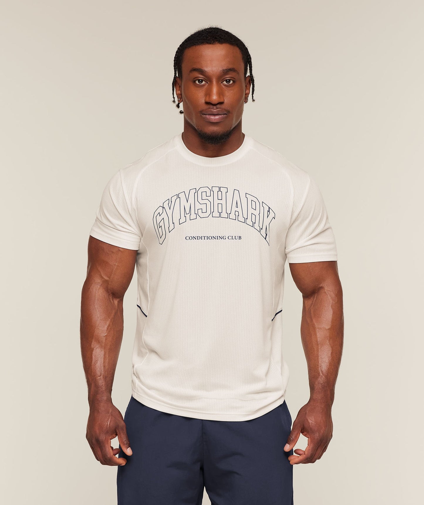 GS-0116 Collegiate Tech T-Shirt - Soft White