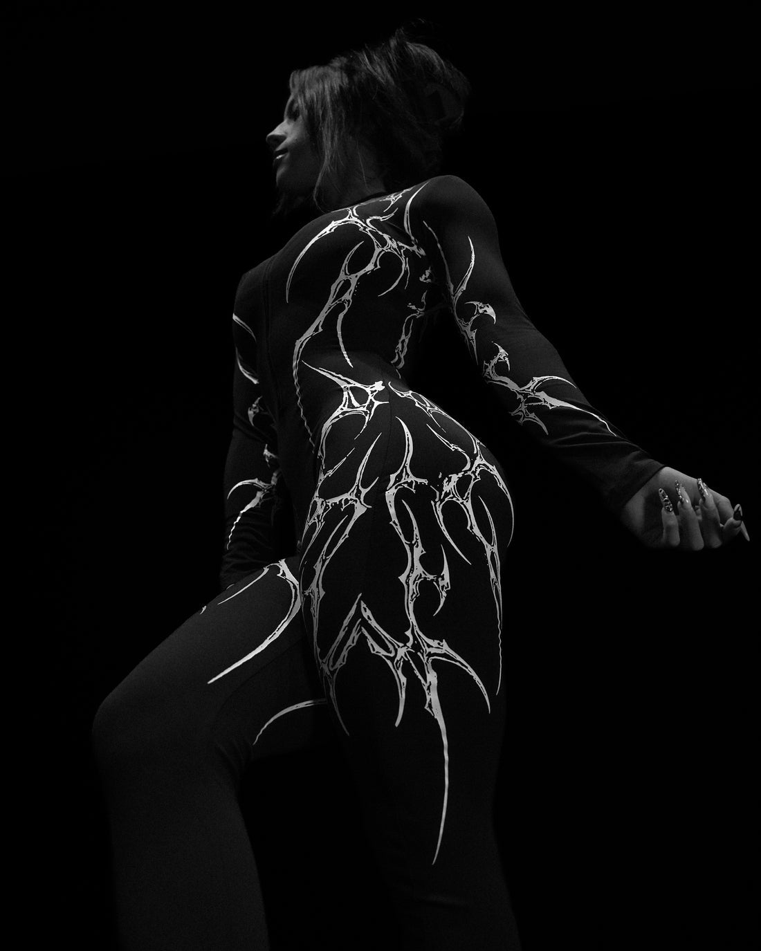 BD-0069 Void Tech™ Vortex Catsuit [VOID BLACK] - Womens