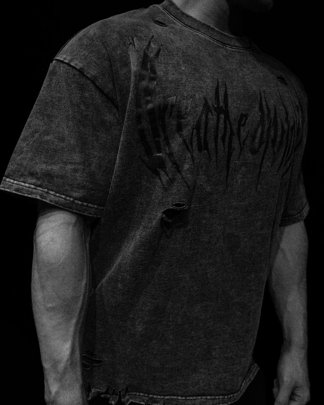 BD-0090 Destroyed Oversized T-shirt [VINTAGE]