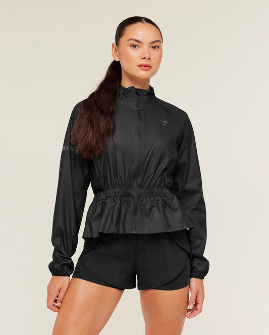 GSW-0089 Running Elite Windproof Jacket - Black