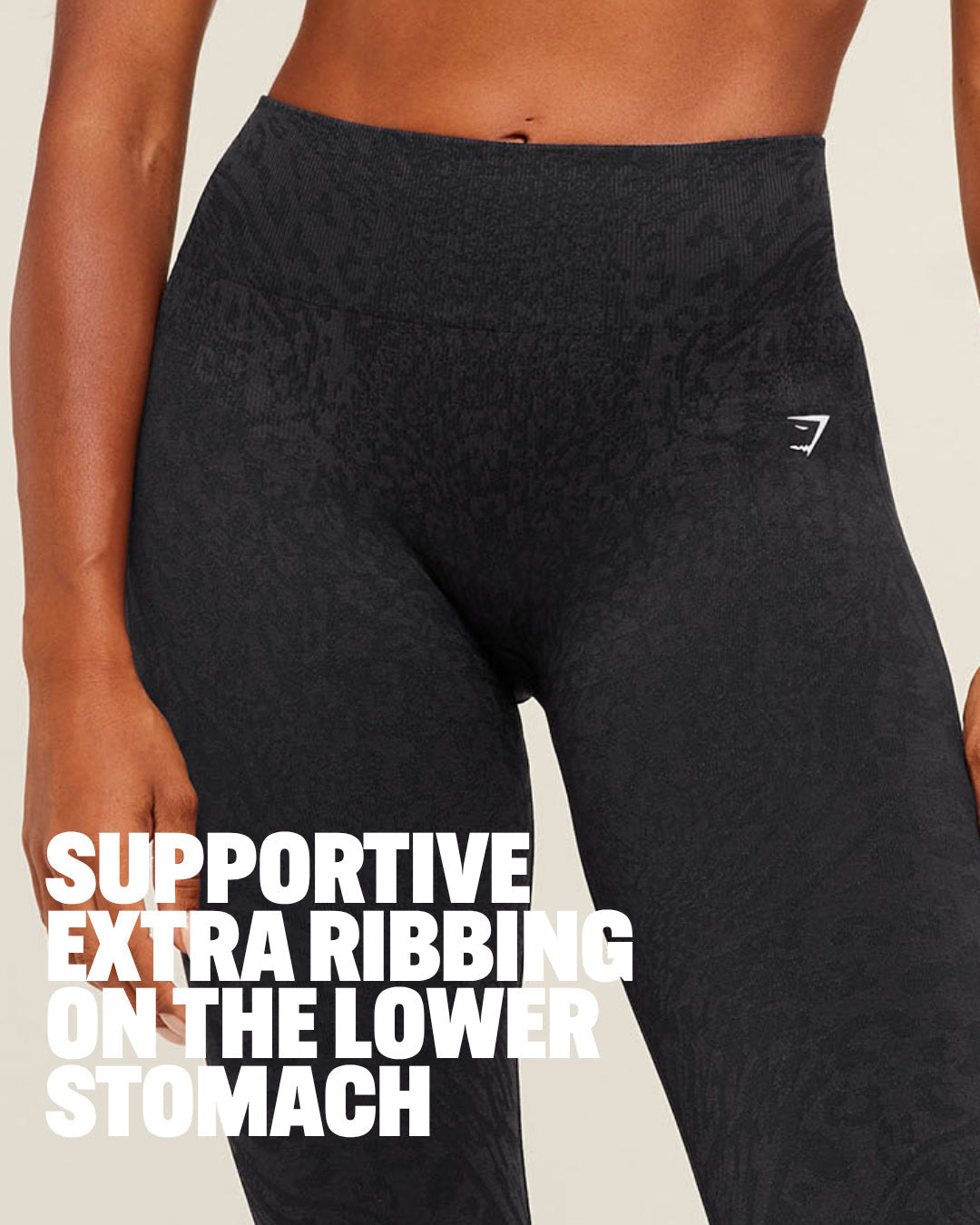 GSW-0078 Adapt Animal X Whitney Leggings - Black / Asphalt Grey