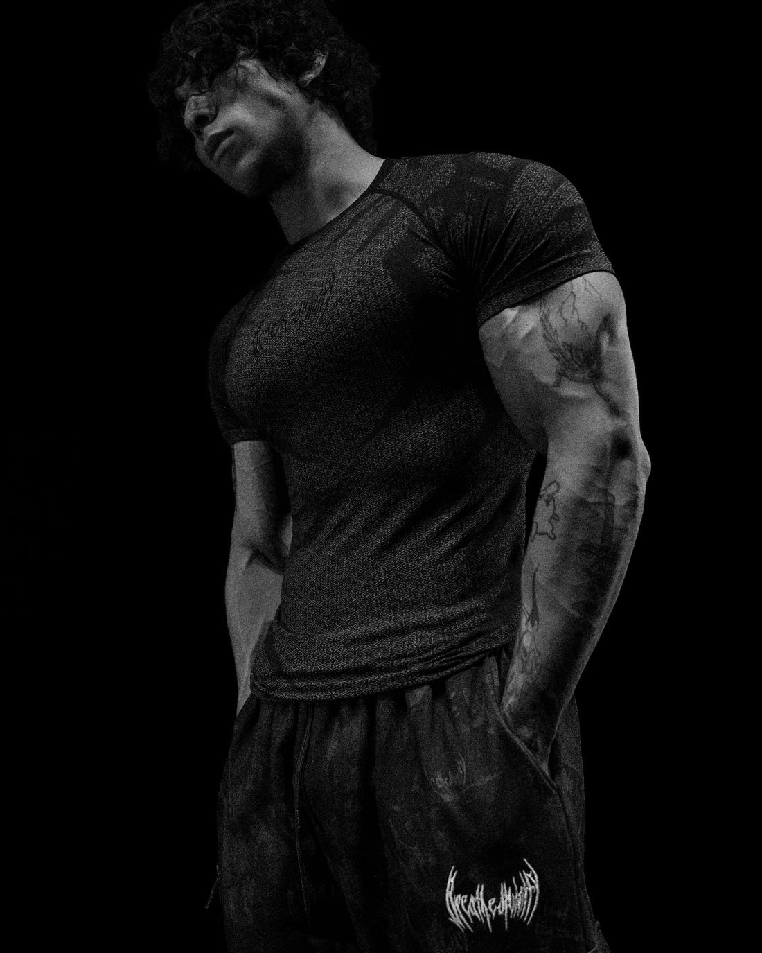 BD-0110 Doom Tech™ Armored shortsleeve Compression [MIDNIGHT]