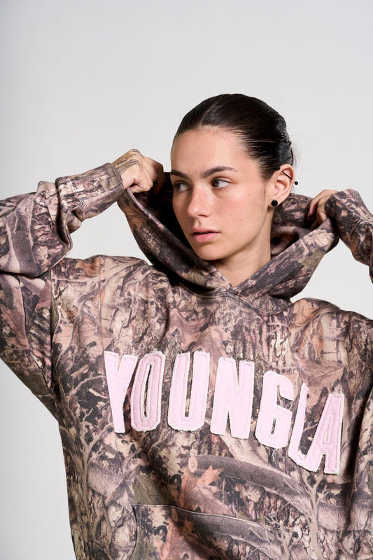 W551 - Hunting Season Hoodie - Green Camo