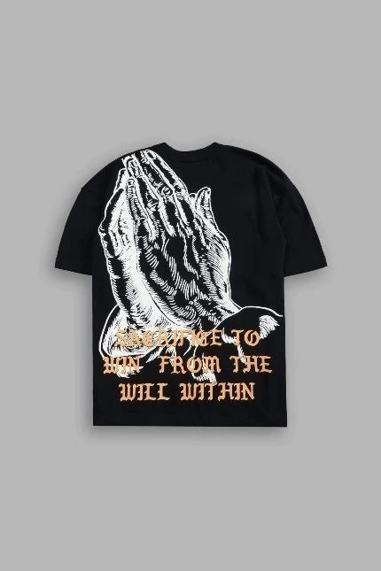 DS-0043 The Will Within “Premium” Oversized Tee in Black