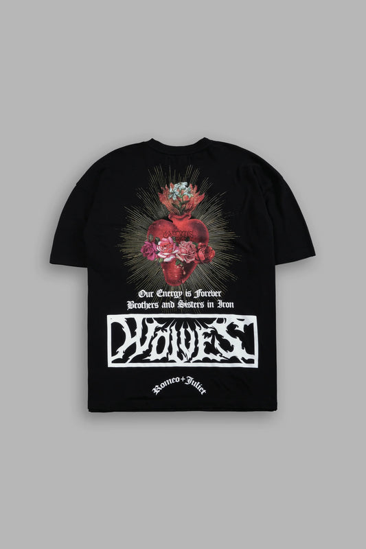 DS-0106 Heart Oath Premium Oversized Tee in Black