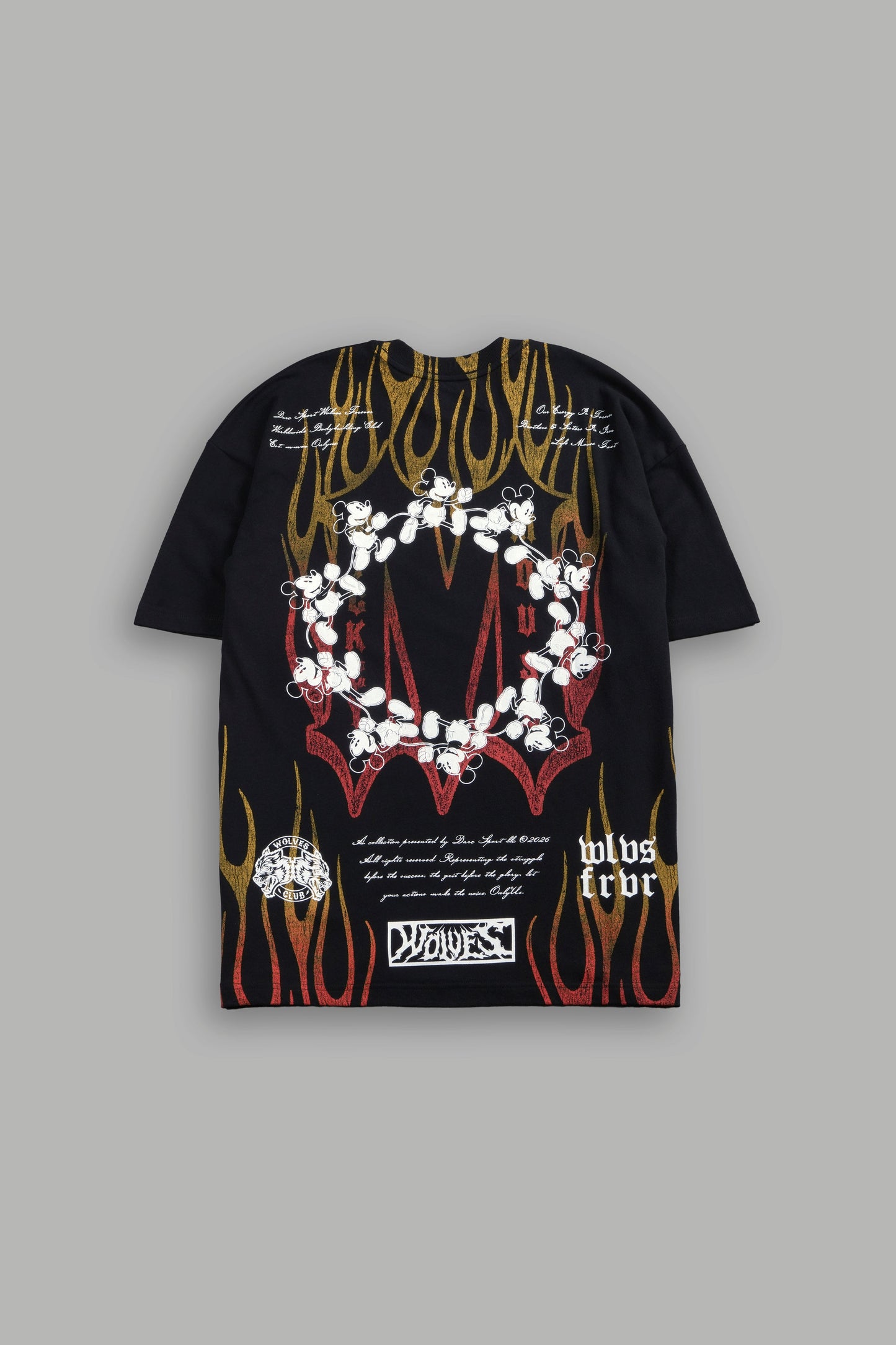 DS-0289 Mickey Forever Premium Oversized Tee in Black