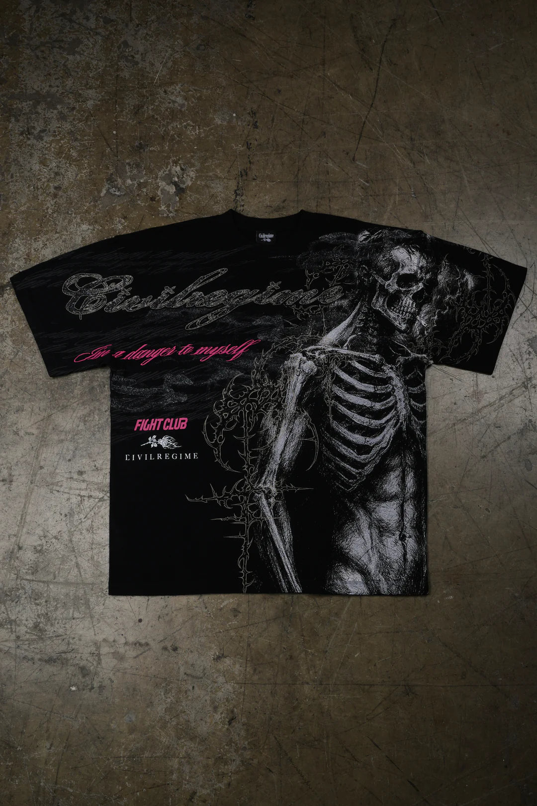 Second Coming American Classic Oversized Tee in Black