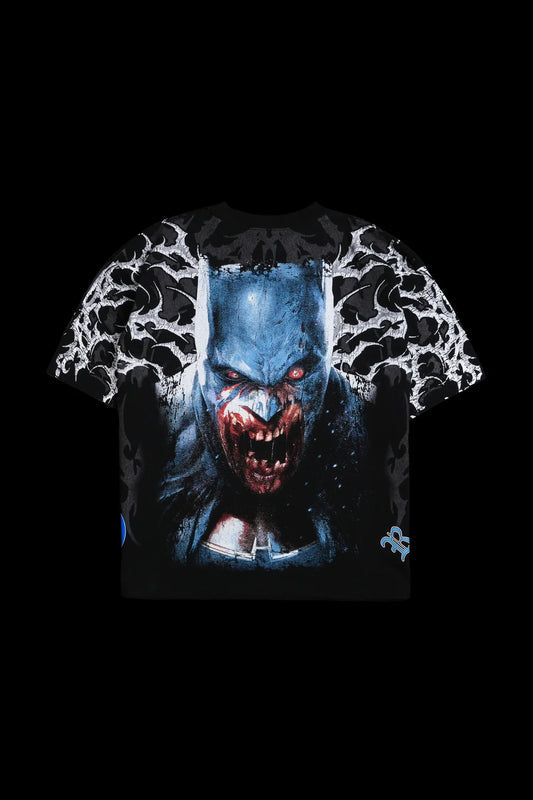 Dead Knight  “Side By Side” 199X Oversized Tee in Black