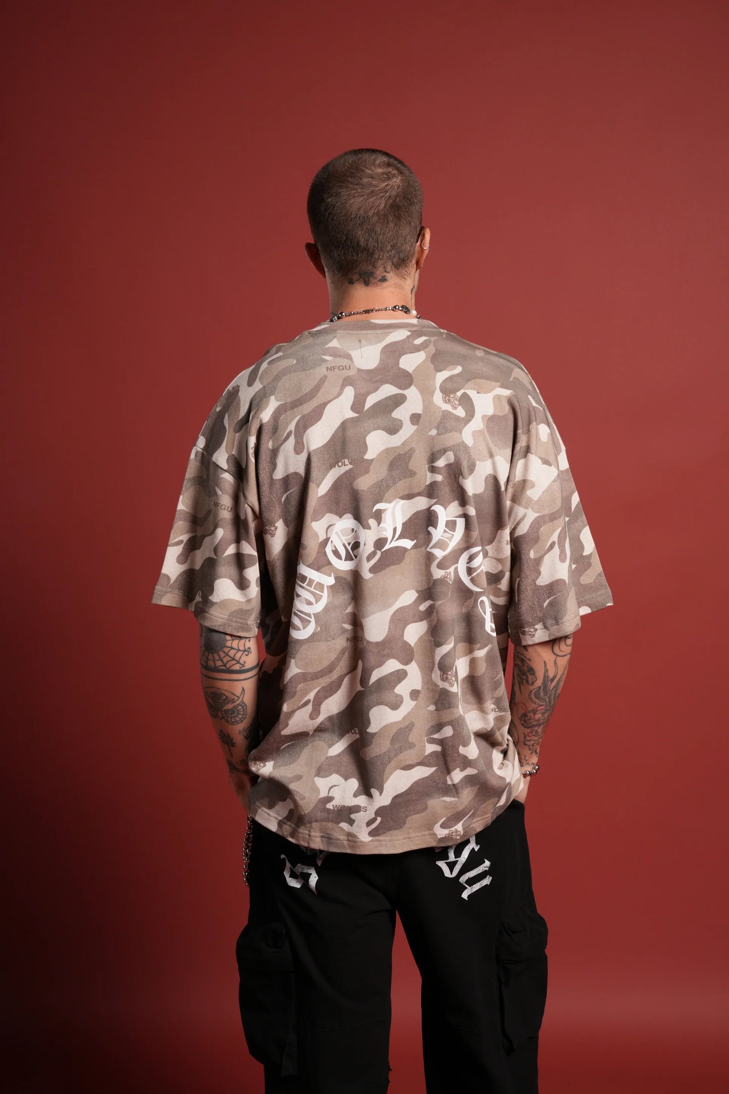 DS/VD-0092 DSVD Legacy Premium Oversized Tee in DSVD Green Camo