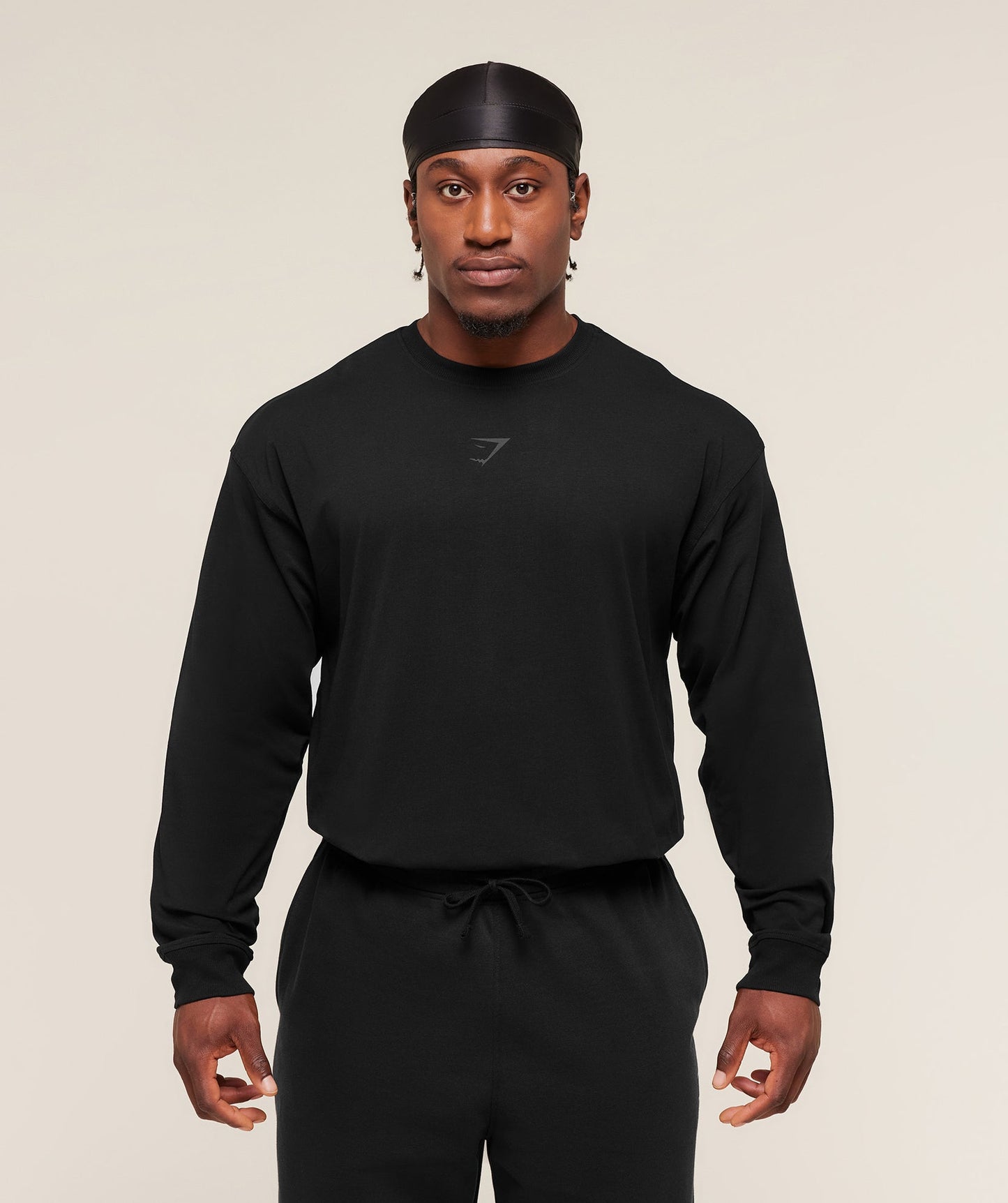 GS-0124 Power Long Sleeve T-Shirt - Black/Asphalt Grey