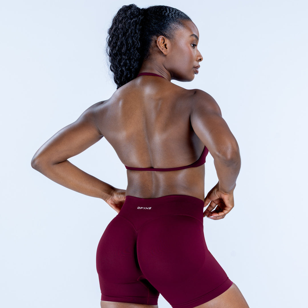 Impact Strappy Bra | Winter Berry