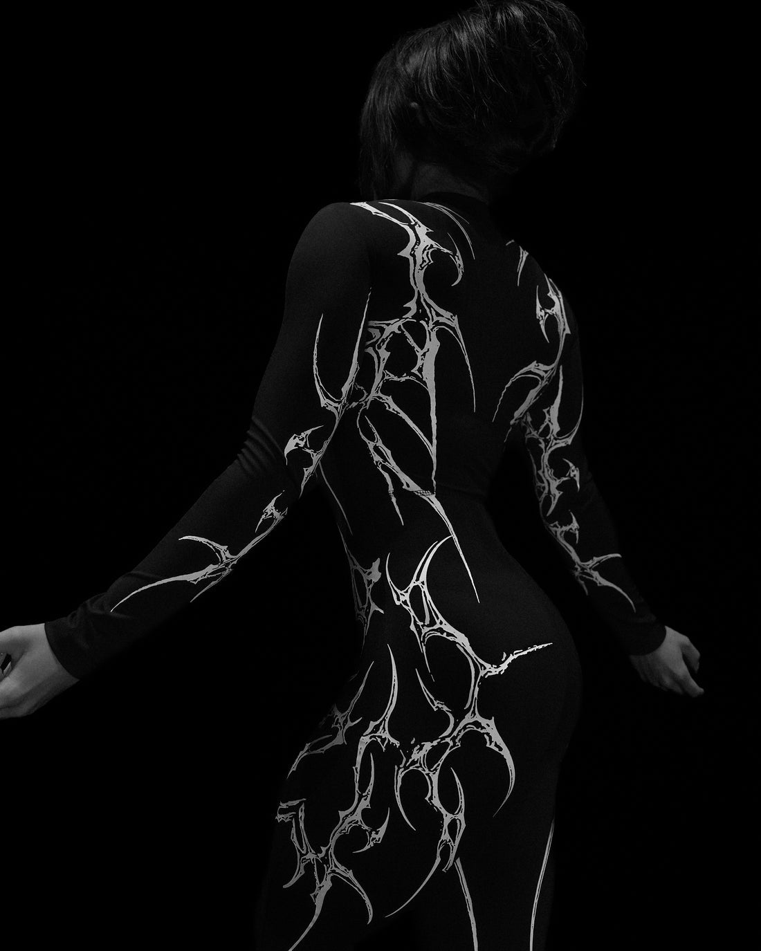 BD-0069 Void Tech™ Vortex Catsuit [VOID BLACK] - Womens
