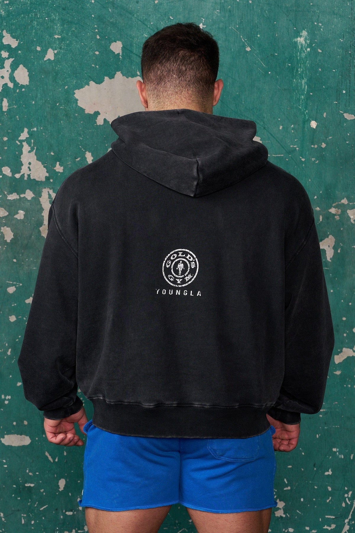 5161 - Golds Gym Classic Pullovers - Black Wash