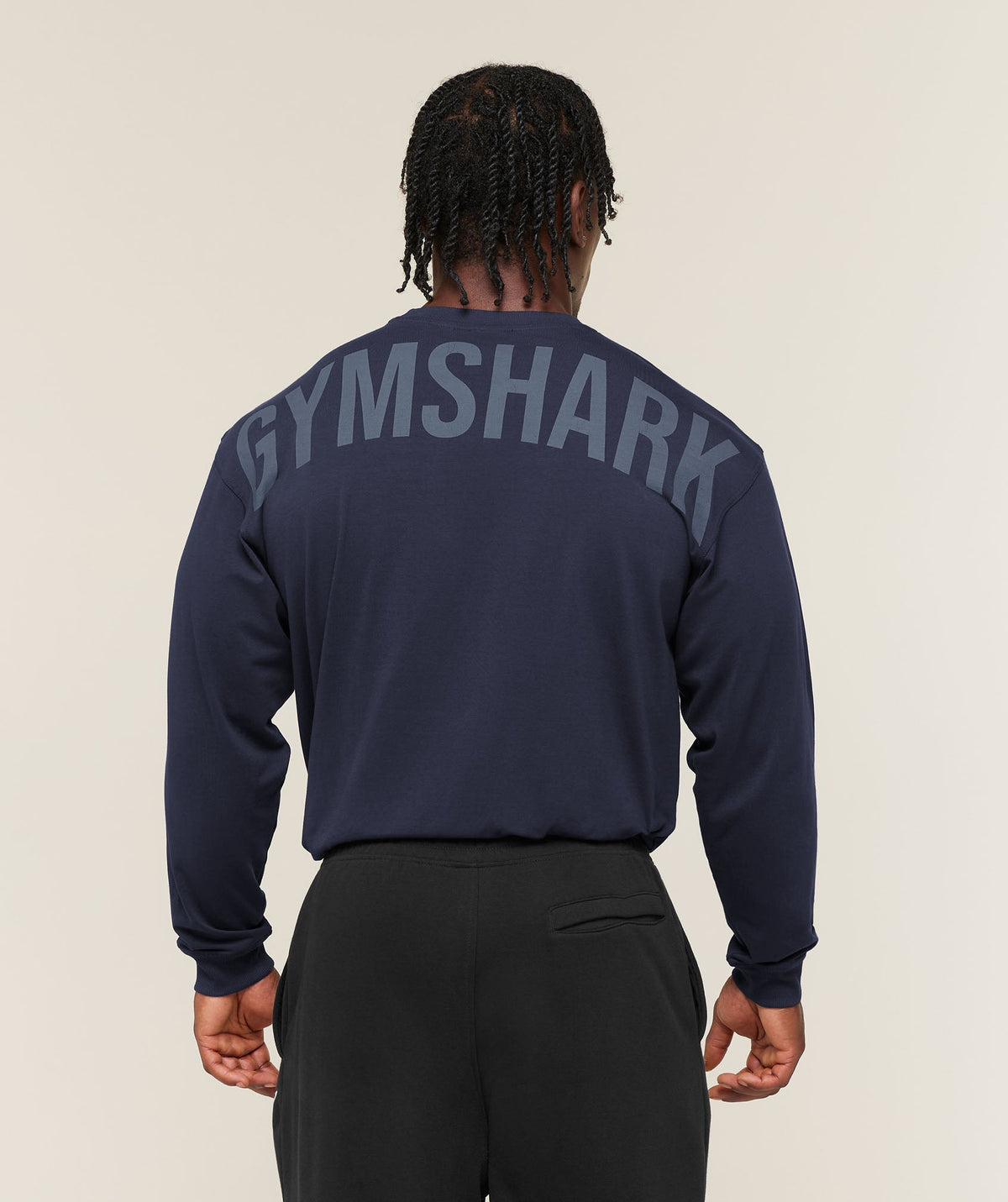 GS-0124 Power Long Sleeve T-Shirt - Heavy Blue/Shadow Blue