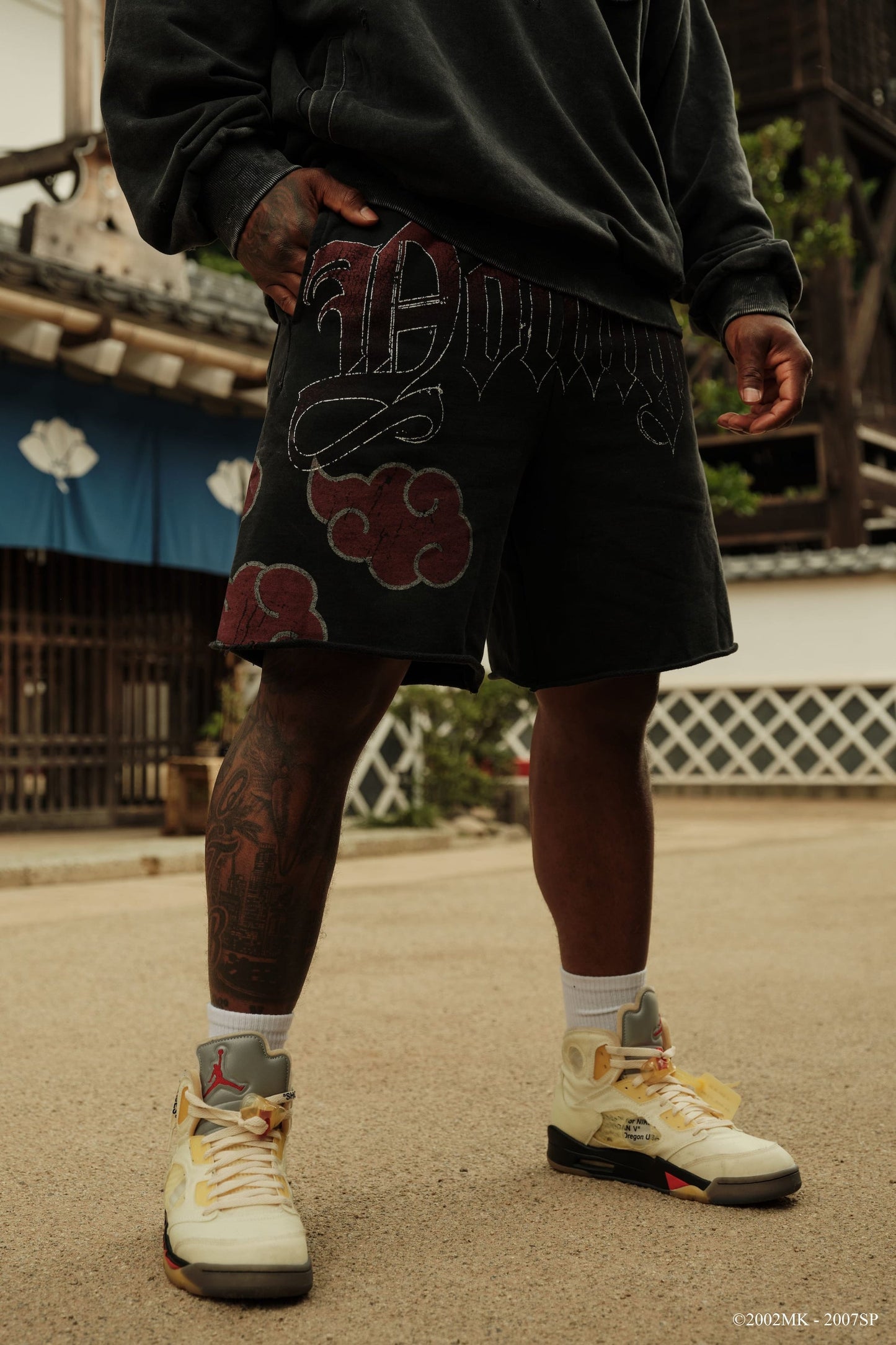 1002 - Naruto Sweat Shorts - Akatsuki