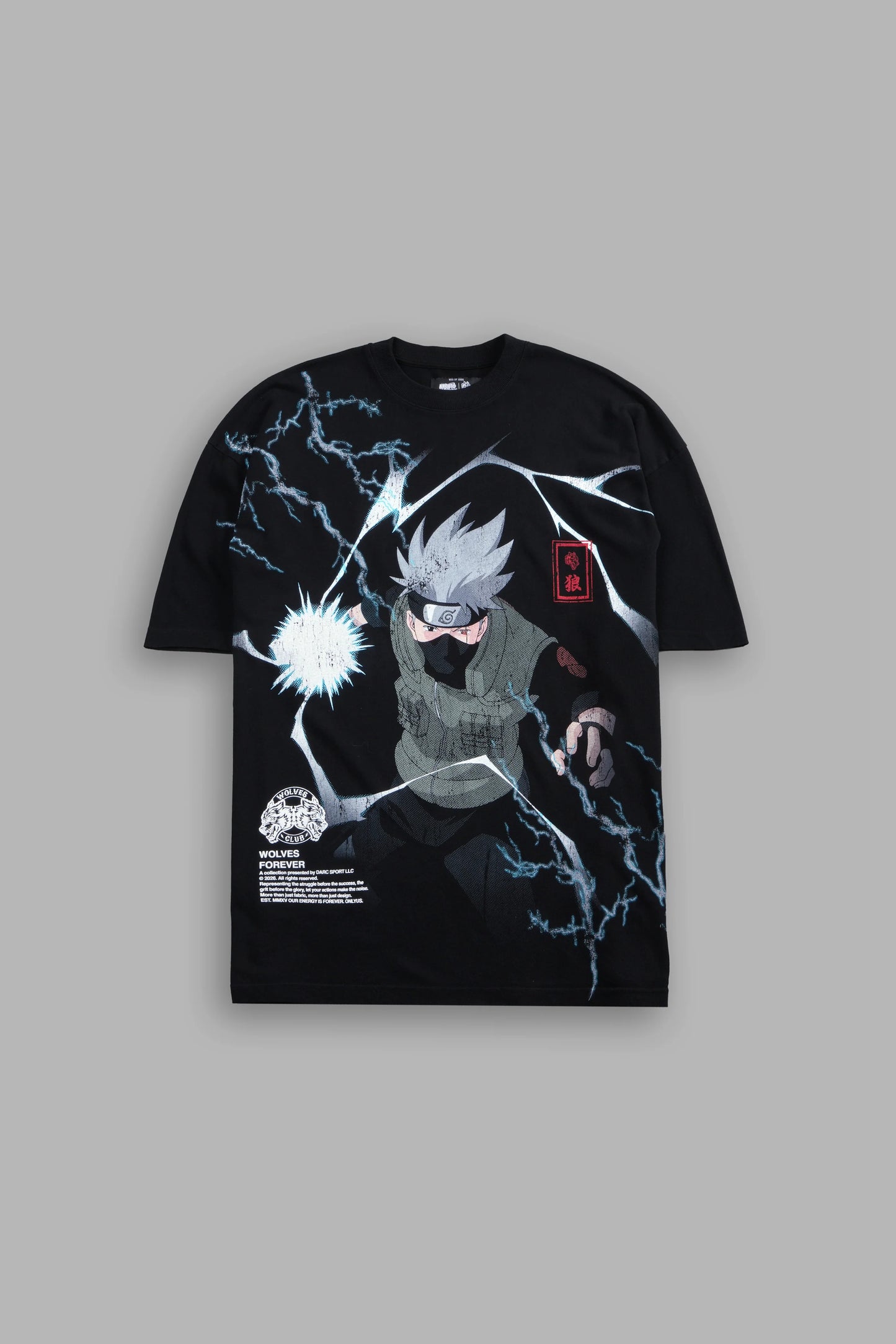 DS-0209 Shinobi Premium Oversized Tee in Black