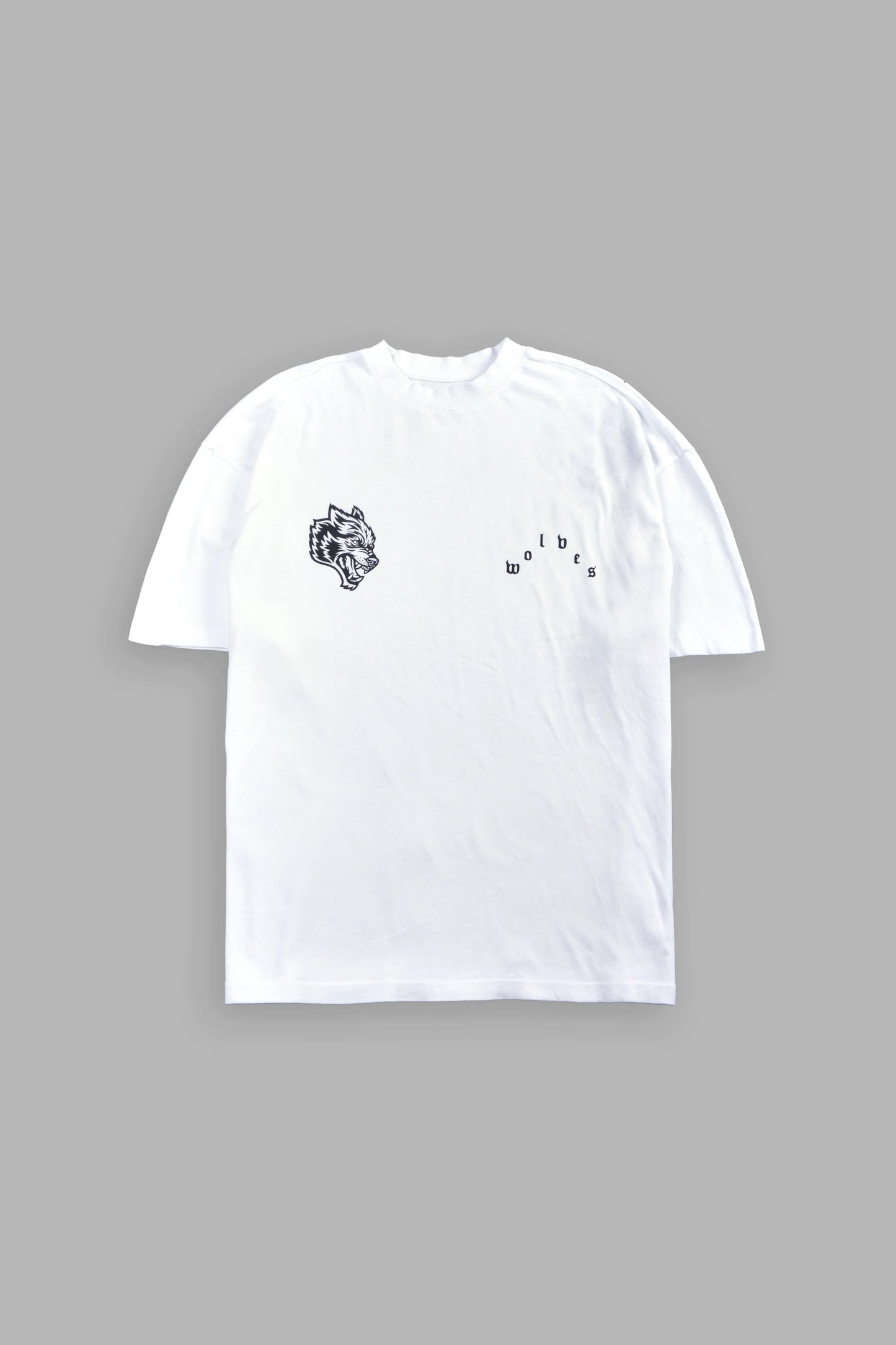 DS-0320 SHAO KAHN PREMIUM OVERSIZED TEE IN WHITE