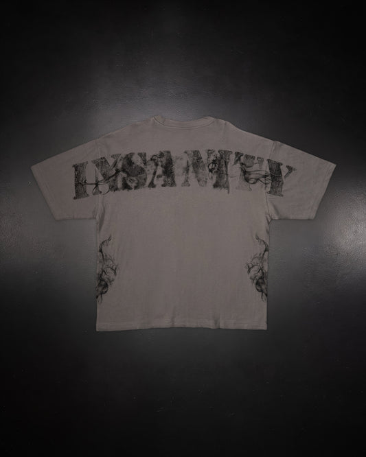 SMOKE LIGHTWEIGHT TEE Grey - Controlled