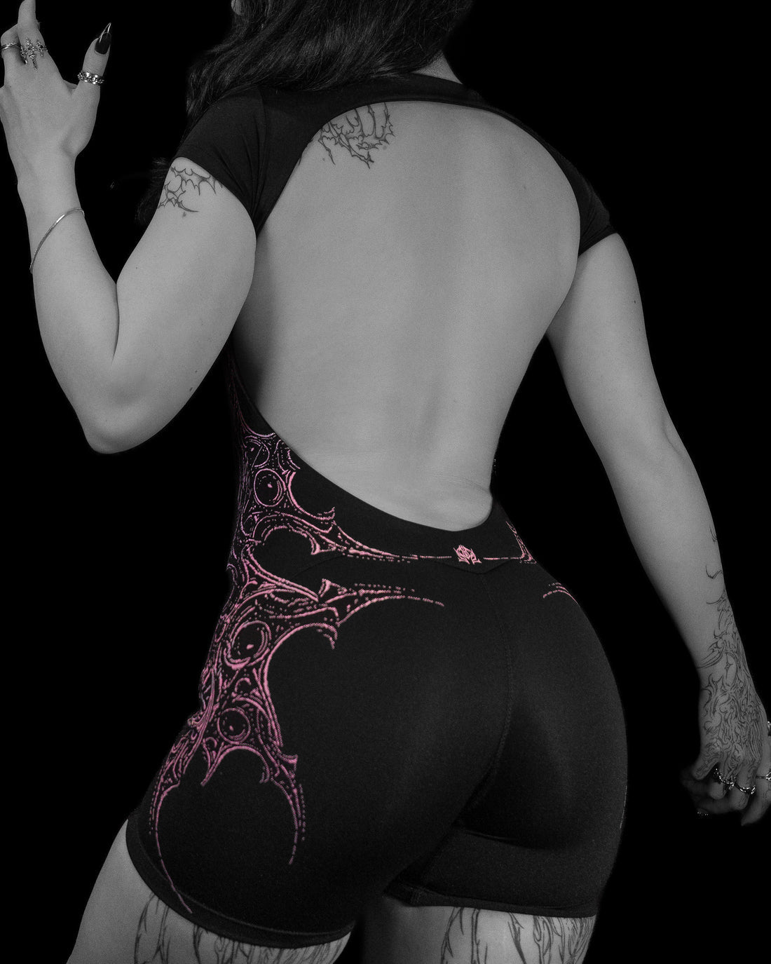 BD-0091 Women's Astoria Void Tech™ Open Back Bodysuit [BLOSSOM PINK]