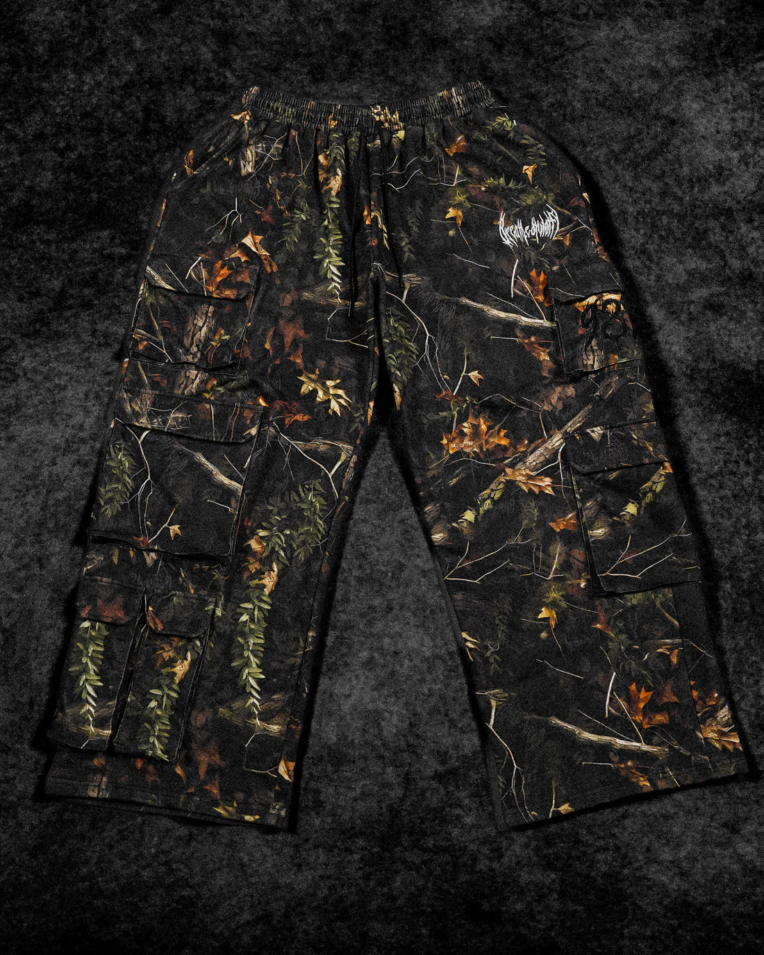 BD-0105 Camo Oversized Luxury Cargos [OVERGROWTH CAMO]