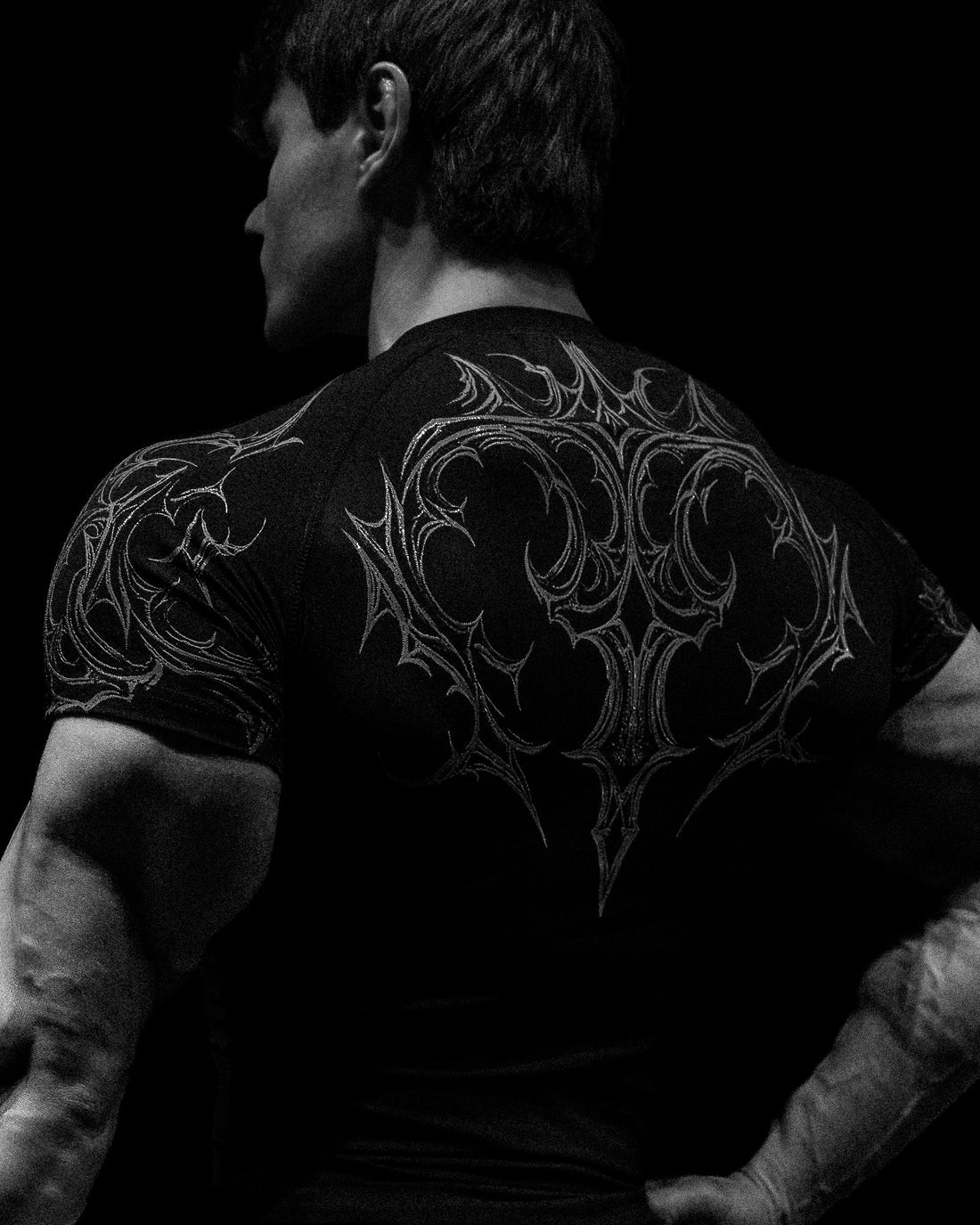 BD-0108 Void Tech™ Venom Texture shortsleeve Compression [VOID BLACK]