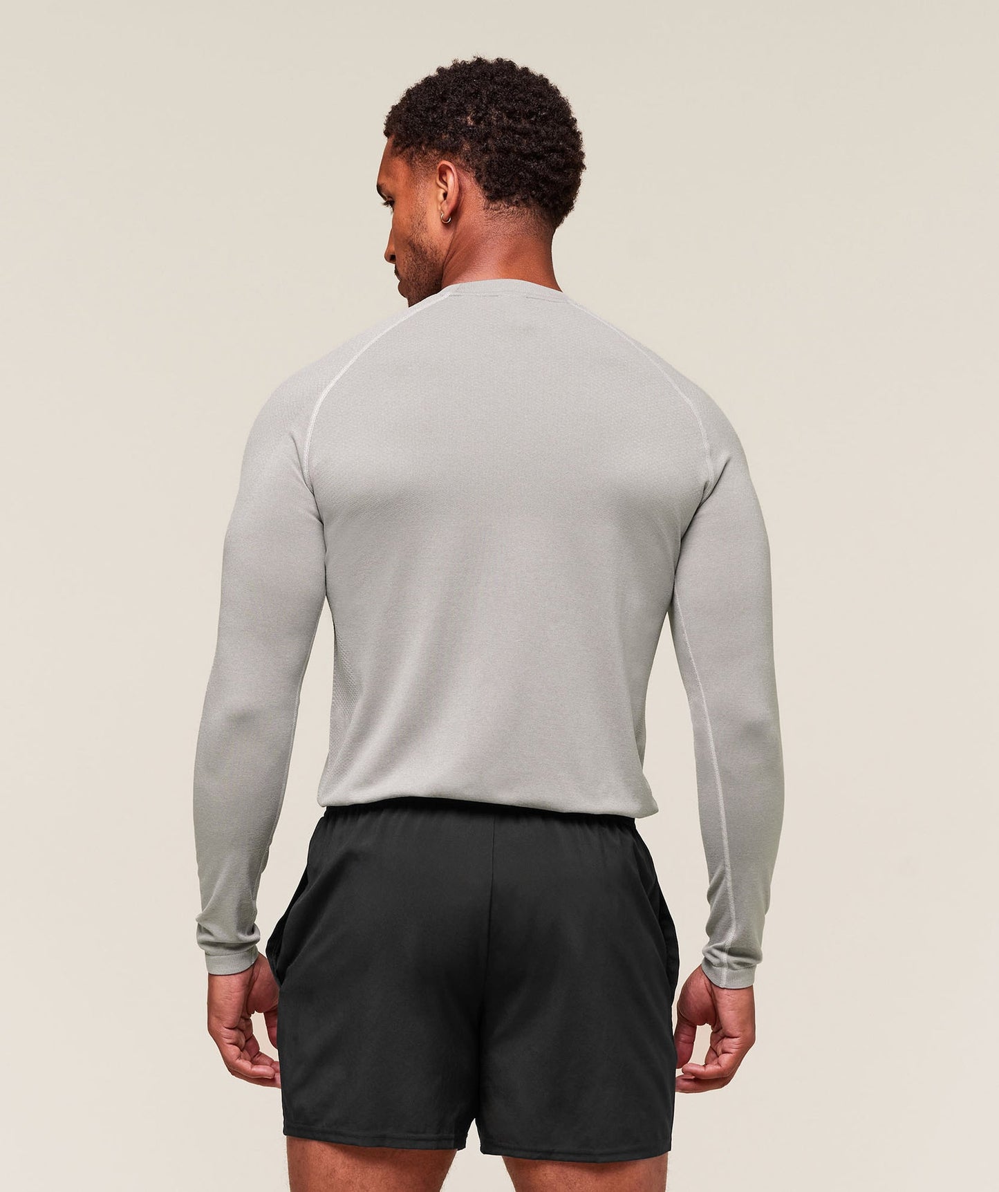 GS-0140 Vital Long Sleeve T-Shirt - Light Grey/Smokey Grey