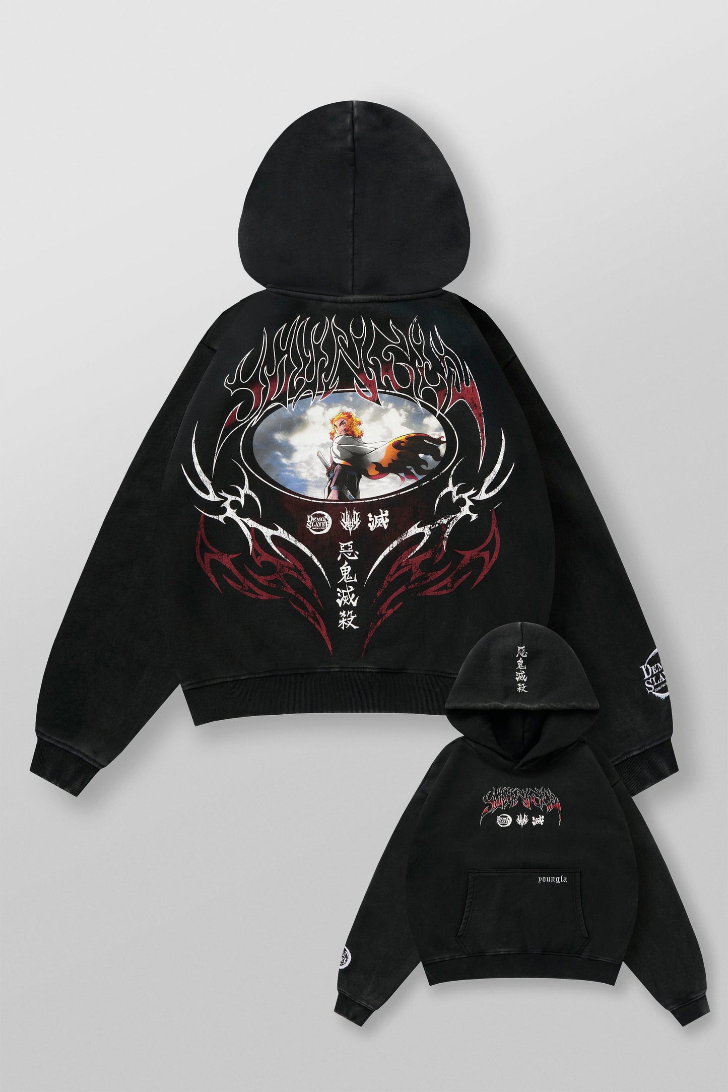 5068 - Demon Slayer: Kimetsu no Yaiba - Hoodies - Set Your Heart Ablaze
