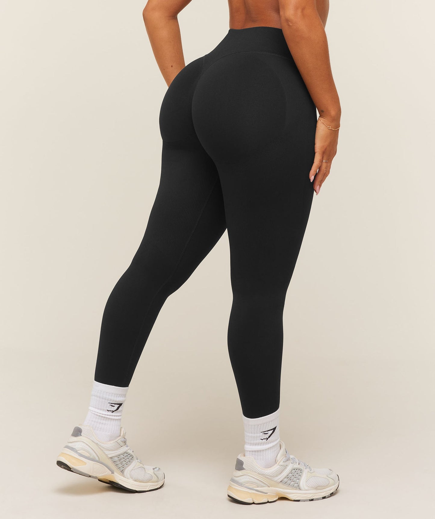 GSA-0146 Lift Seamless 2.0 Mid-Rise Leggings - Black