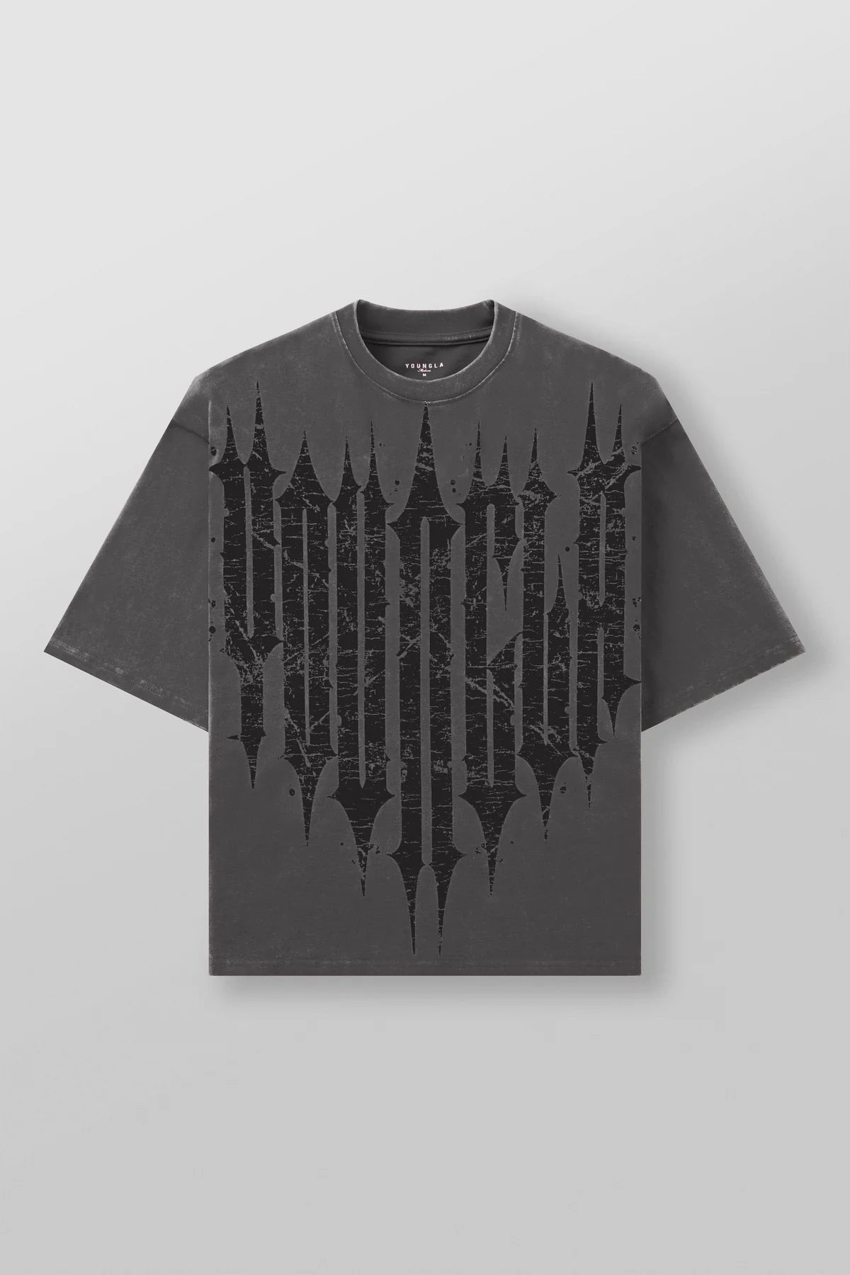 4156 - REVENGE TEES - GREY WASH