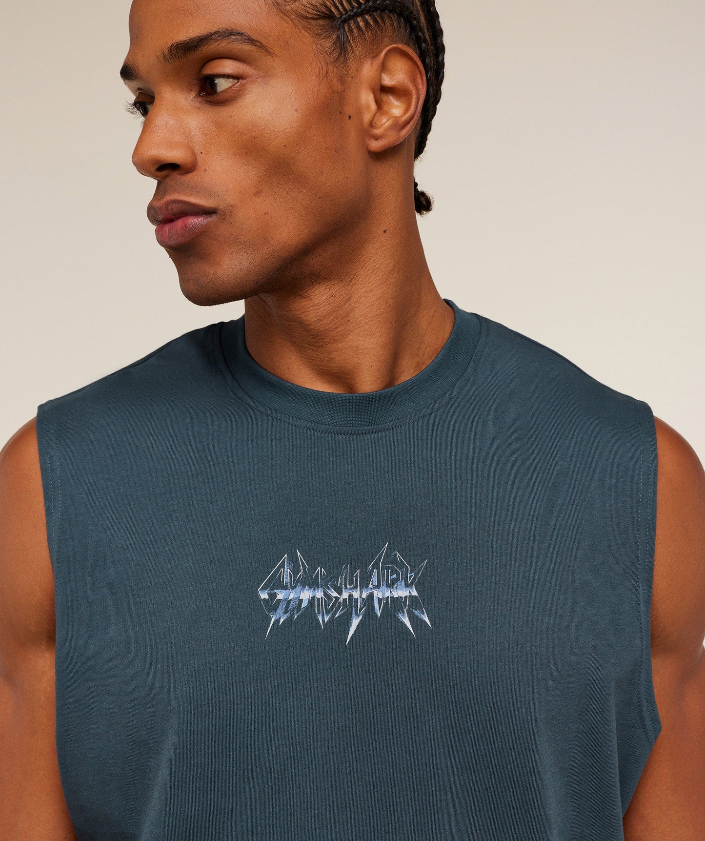 GS-0076 Eagle Band Style Graphic Tank - Gs Stealth Blue