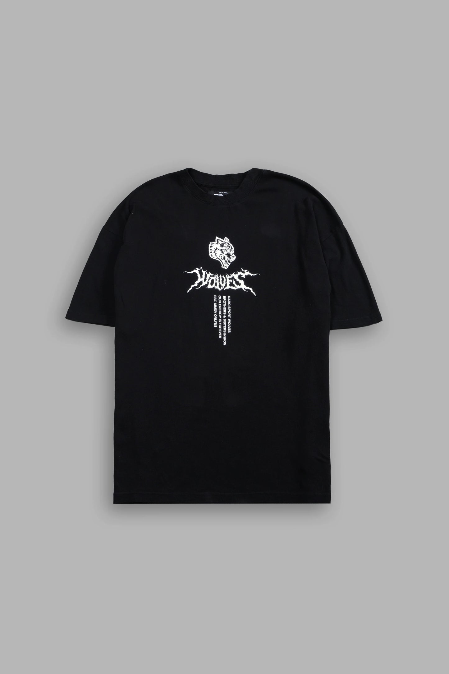 DS-0213 Live Forever Premium Oversized Tee in Black