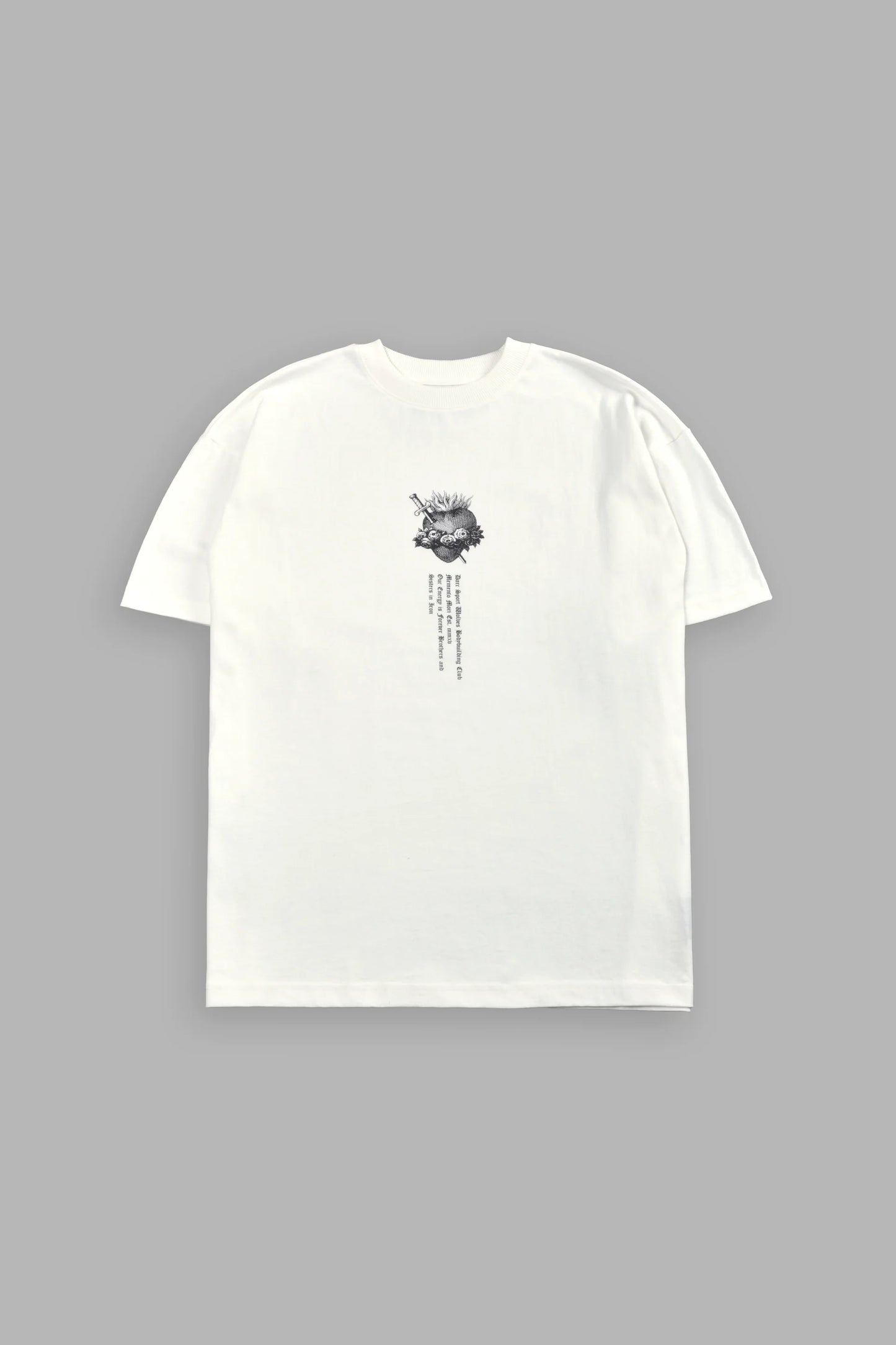 DS-0131 Sin Again Unisex Grunge Tee in Cream