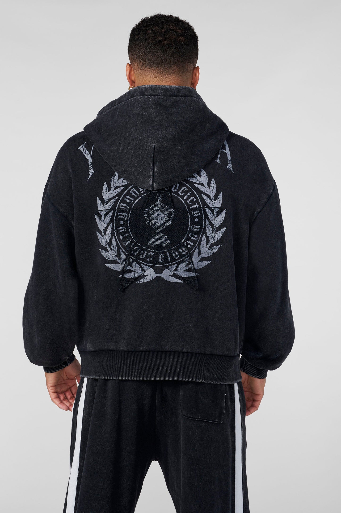 5149 - Star Crest Zip-Ups - Black Wash