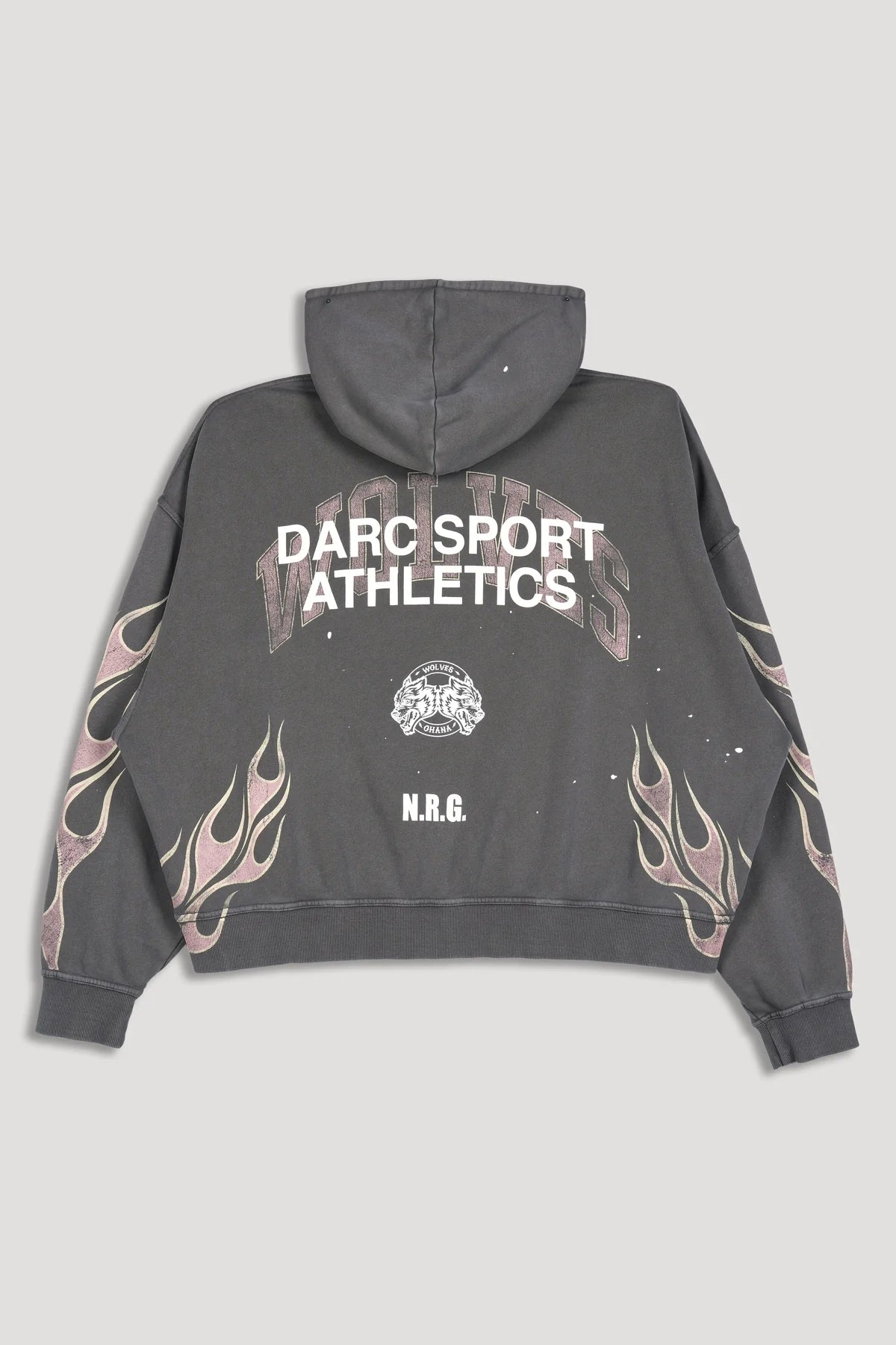 DS-0237 Hot Rod Vex Double Zip Hoodie in Slate Gray