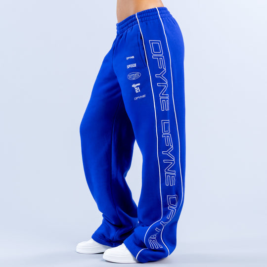 5th Birthday Wide Leg Joggers - Royal Blue
