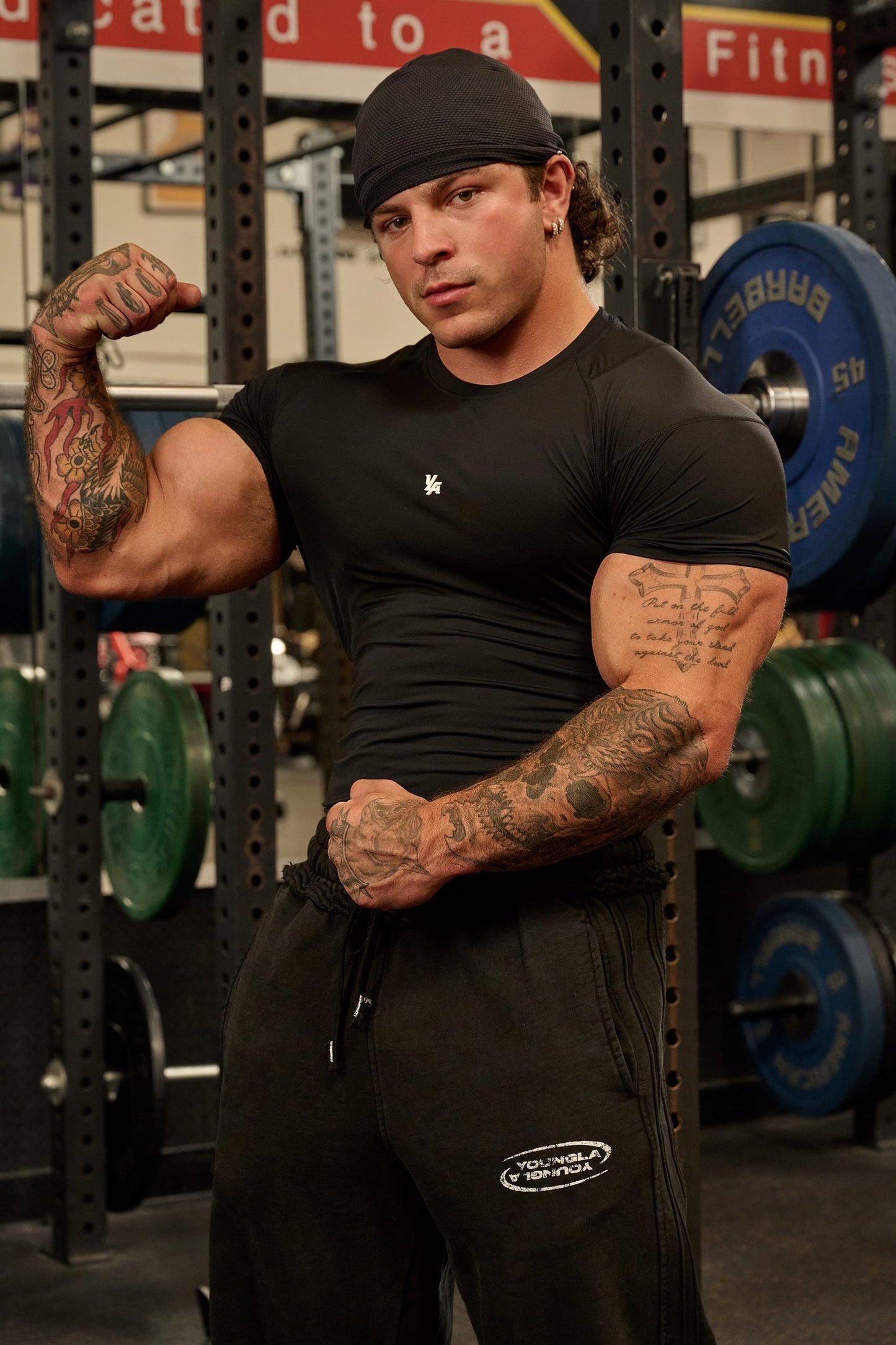 4282 - Posture Compression Tees - Black