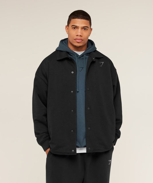 GS-0126 Power Coach Jacket - GS Black/GS Asphalt