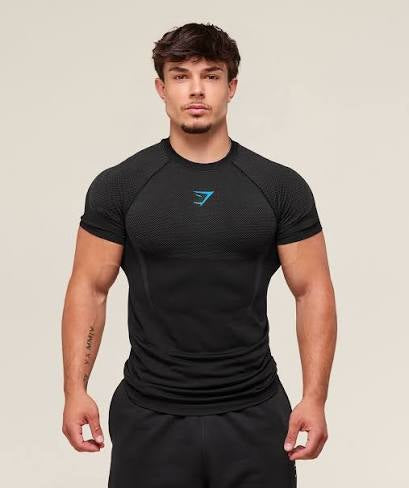 GS-0079 Onyx 5.0 Seamless T-Shirt - Black/Onyx Grey